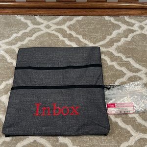 Thirty-one (31) wall together pocket board with Inbox embroidery. Like new.